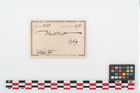 Etikett zu Eisenschwert (NHMW-PRAE-002338)